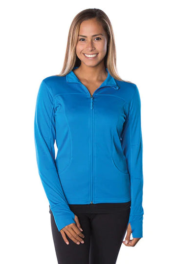 Women's Lightweight Poly-Tech-Zip Aster Blue