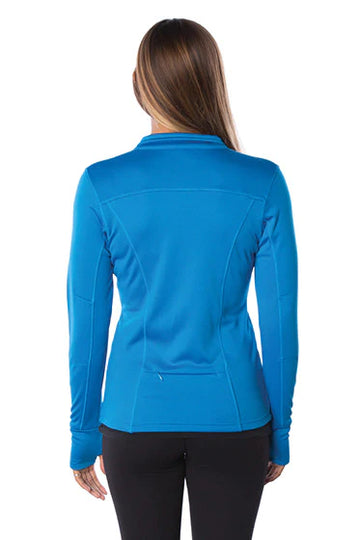 Women's Lightweight Poly-Tech-Zip Aster Blue