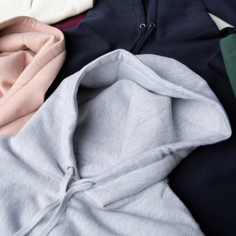 Legend - Men's Premium 450GM Heavyweight Cross-Grain Hoodie Grey Heather