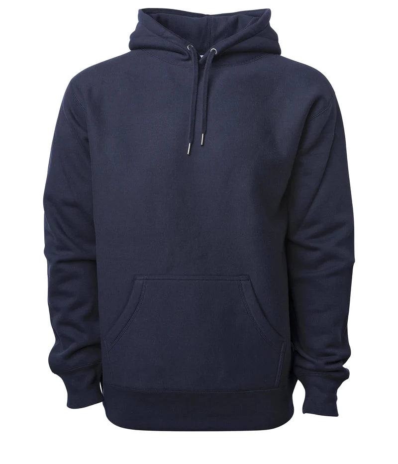 Legend - Men's Premium 450GM Heavyweight Cross-Grain Hoodie Navy