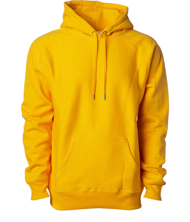 Legend - Men's Premium 450GM Heavyweight Cross-Grain Hoodie Gold