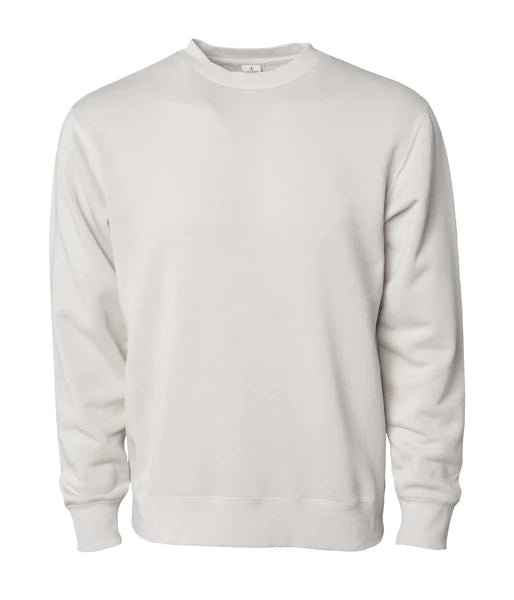 Unisex Midweight Pigment Dyed Crew Neck Pigment Ivory
