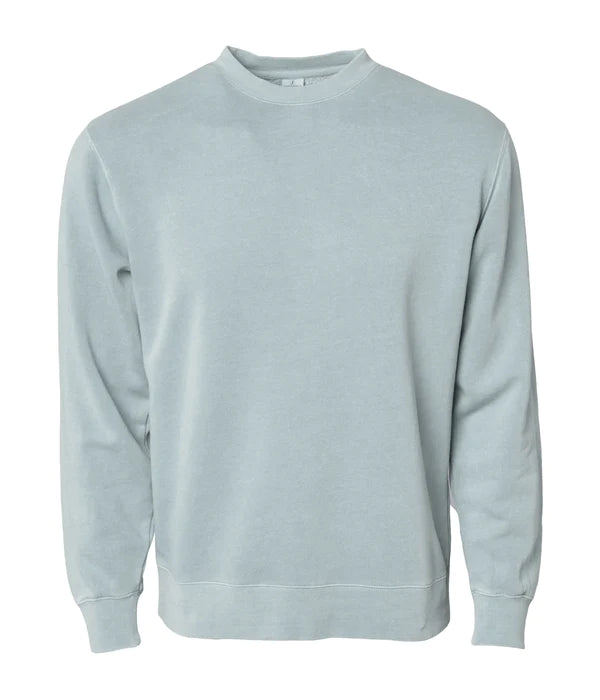 Unisex Midweight Pigment Dyed Crew Neck Pigment Sage