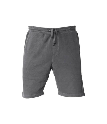 Pigment dyed fleece shorts Pigment Black