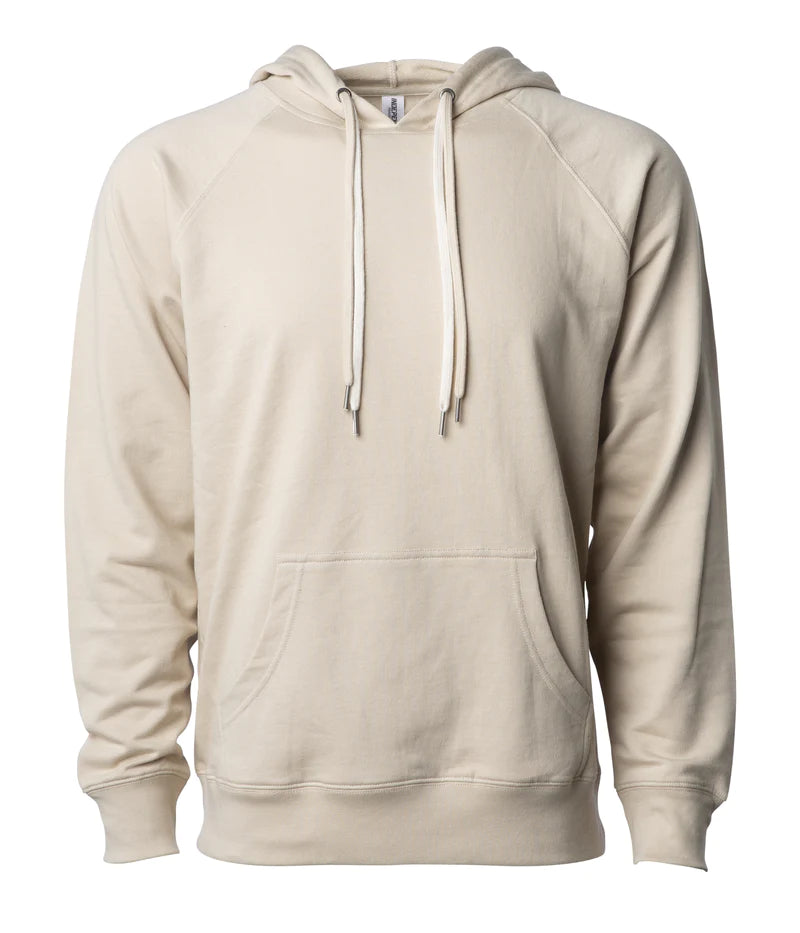 Unisex Lightweight Loopback Terry Hooded Pullover Send