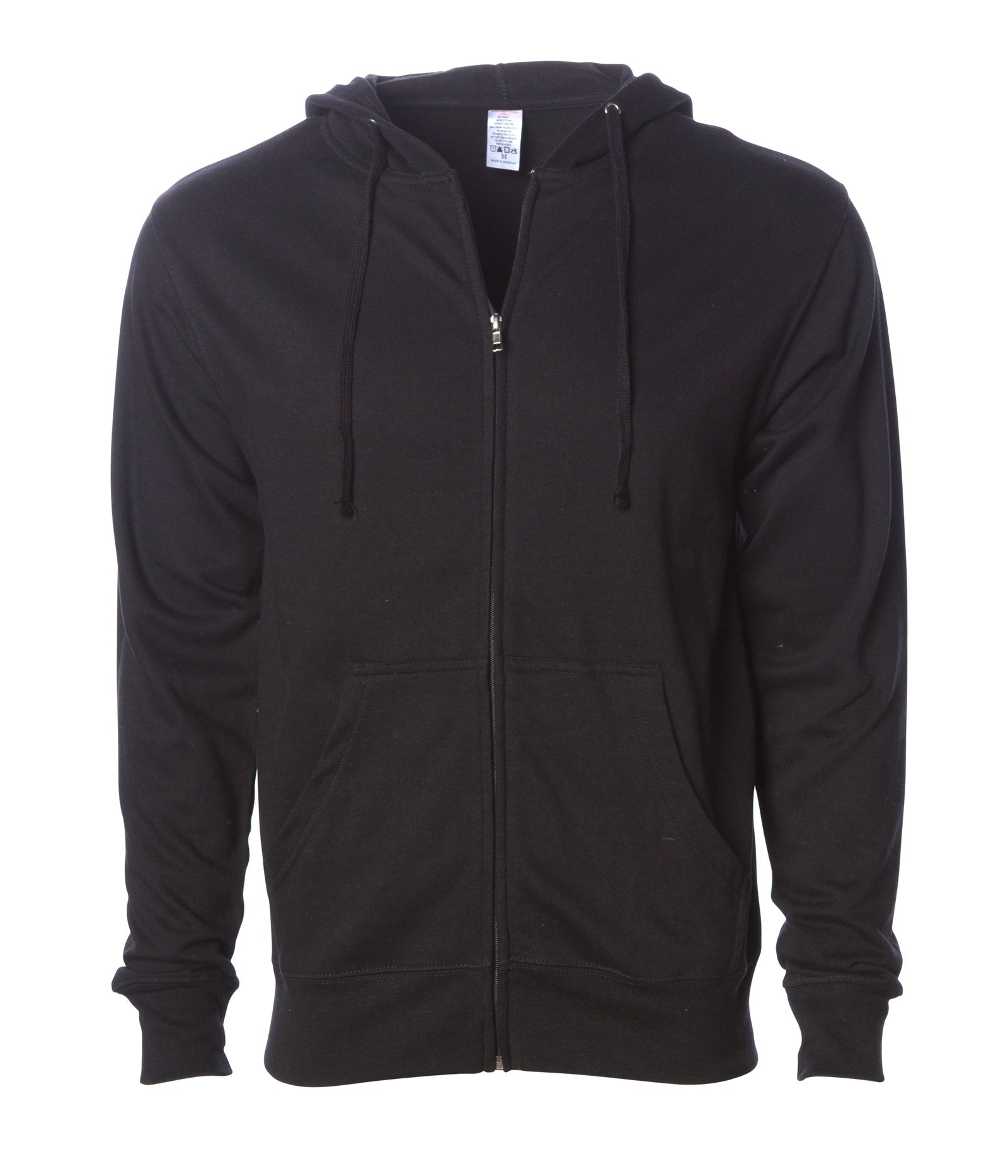 Classic Midweight zip hooded sweatshirt Black