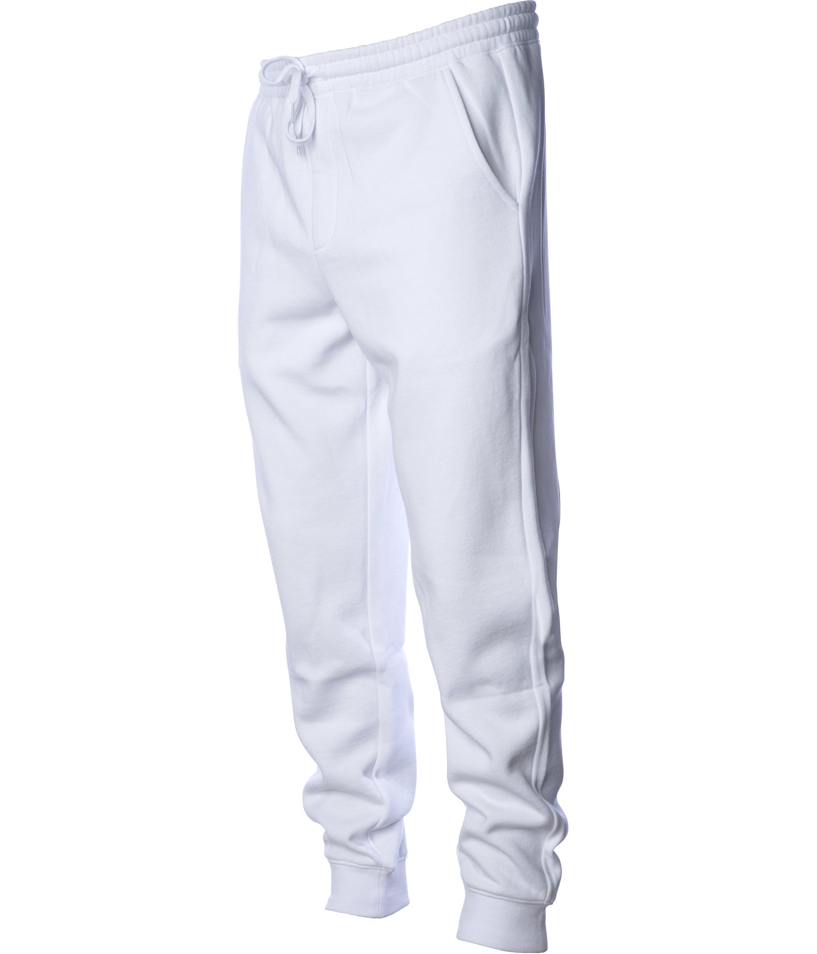 Midweight Fleece Jogger Pant White