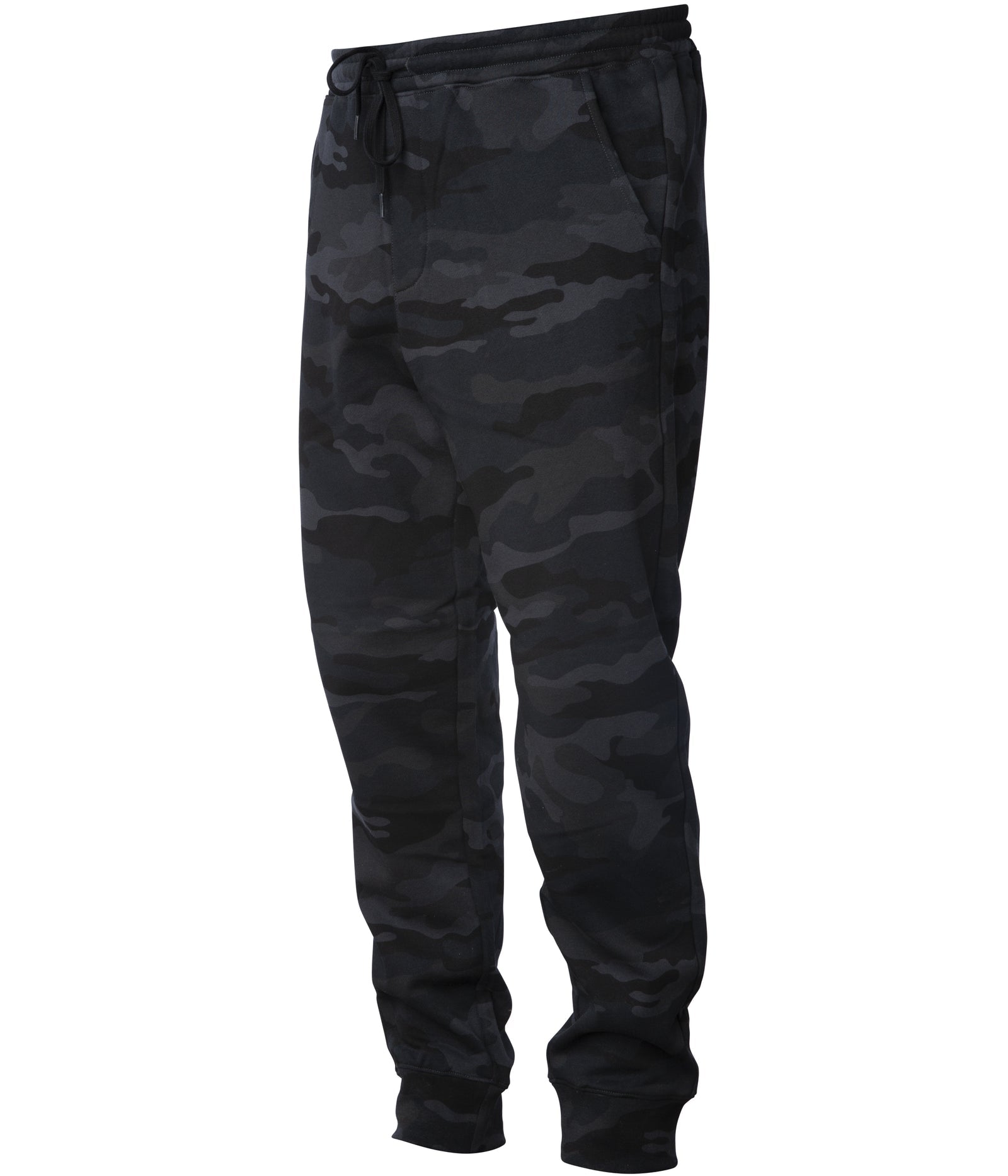 Midweight Fleece Jogger Pant Black Camo