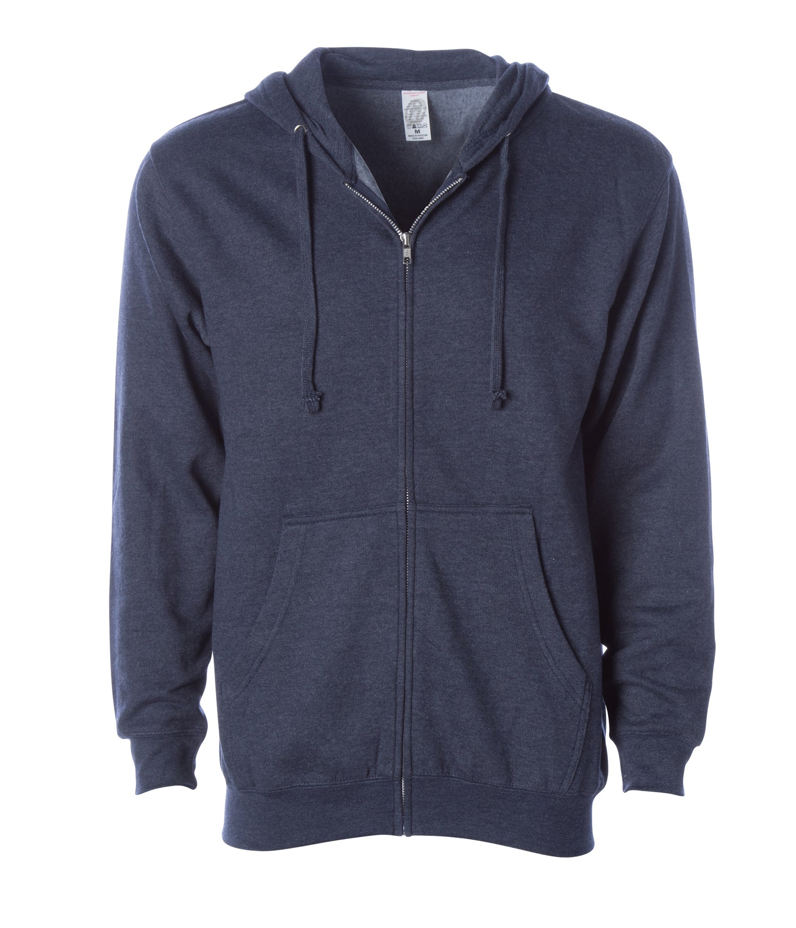 Classic Midweight zip hooded sweatshirt Navy