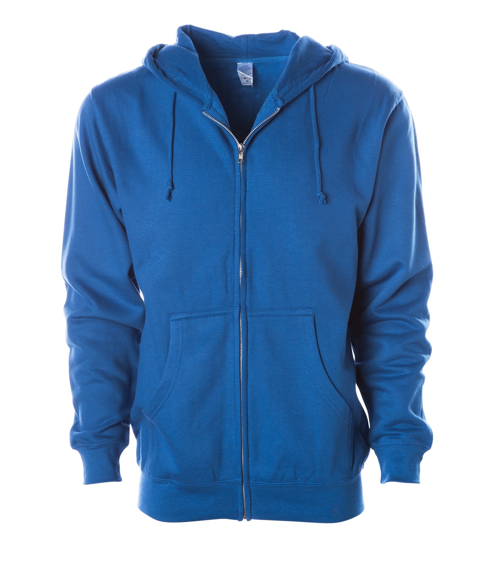 Classic Midweight zip hooded sweatshirt Royal Blue