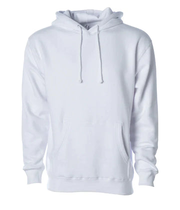 Midweight hooded pullover sweatshirt