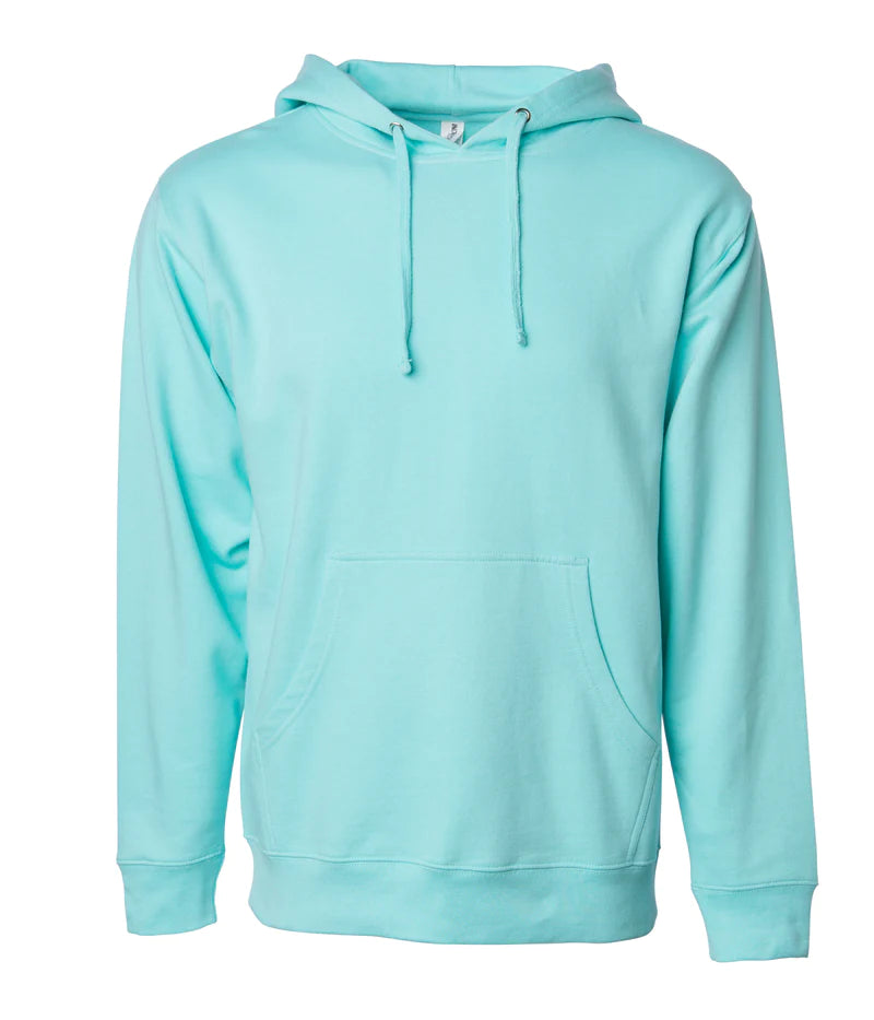 Midweight hooded pullover sweatshirt Mint