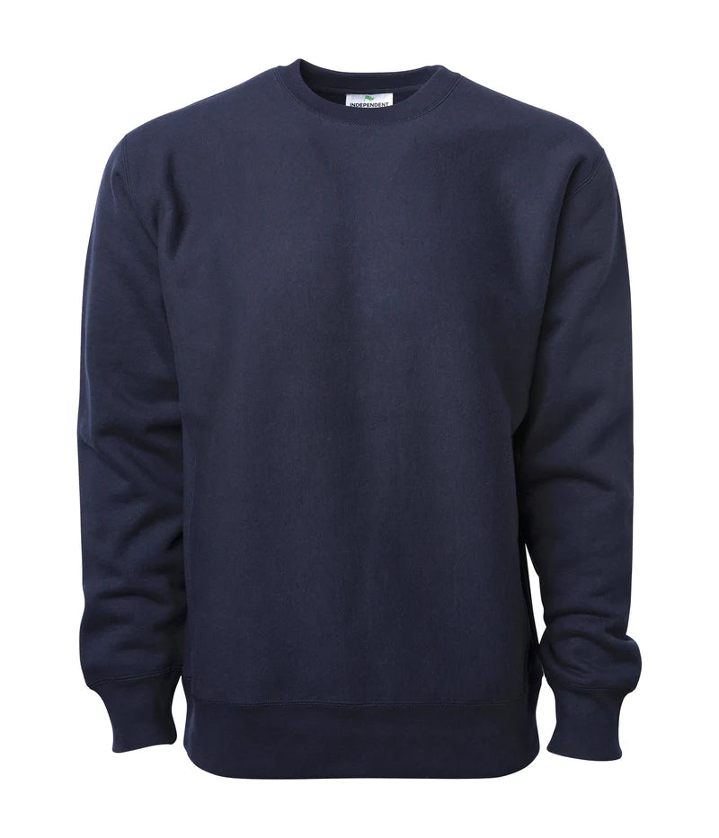 Legend - Men's Premium 450GM Heavyweight Cross-Grain Crew Navy