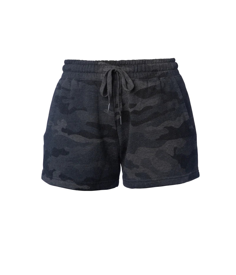 Women's California Wave Wash Short Black Camo