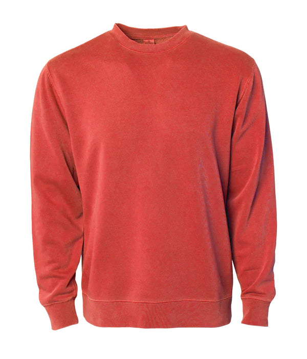 Unisex Midweight Pigment Dyed Crew Neck Pigment Amber