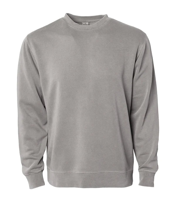 Unisex Midweight Pigment Dyed Crew Neck Pigment Cement