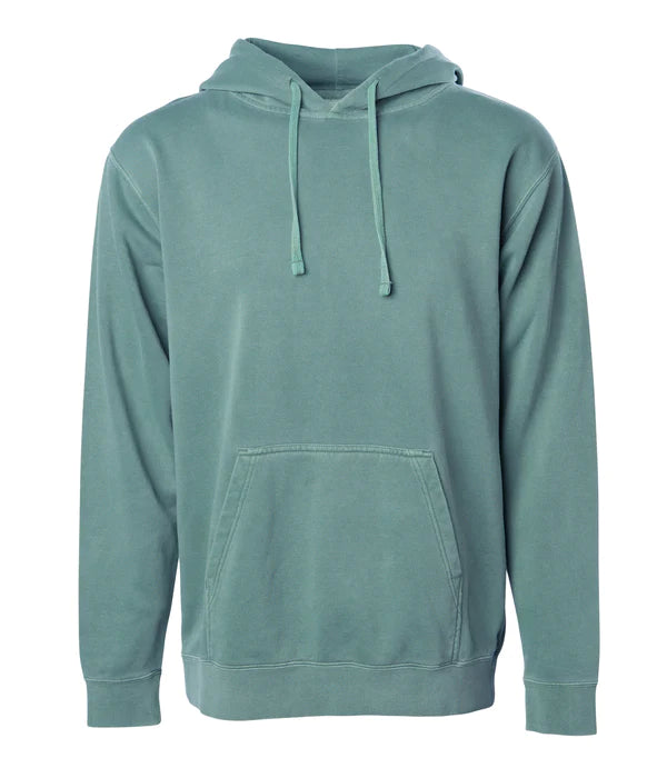 Unisex Midweight Pigment Dyed Hooded Pigment Alpine Green