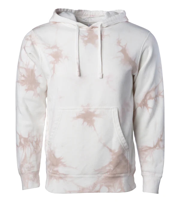 BONDED FLEECE PULLOVER HOODY - GRATEFUL DEAD WHITE TIE DYE　 アウトレット対象商品 Unisex Tie Dye Hooded Pullover