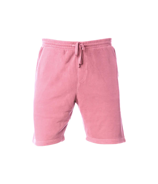 Pigment dyed fleece shorts Pigment Pink
