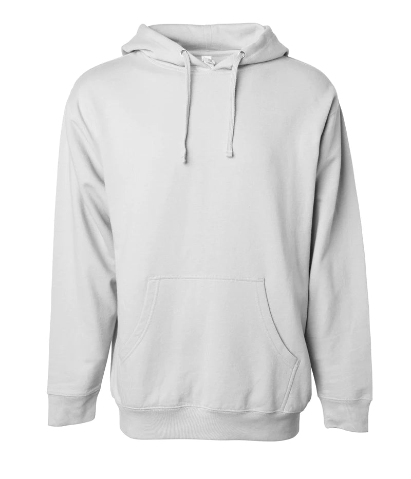 Midweight hooded pullover sweatshirt Bone